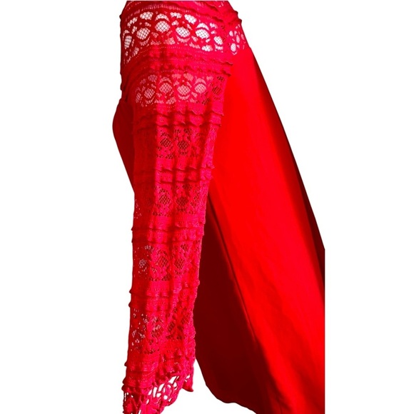 Speechless Red Long Lace Sleeve Dress - Picture 6 of 16